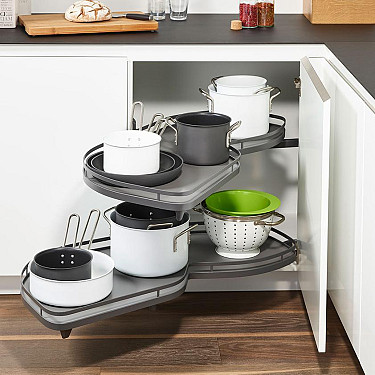 LeMans II - Kitchen Corner Storage Unit | Handles and More