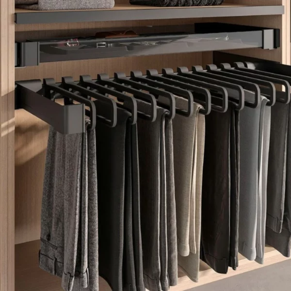 Black trouser rack sale