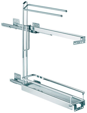 No. 15 Pull Out – Towel Rail for Kitchen, Bright Chrome